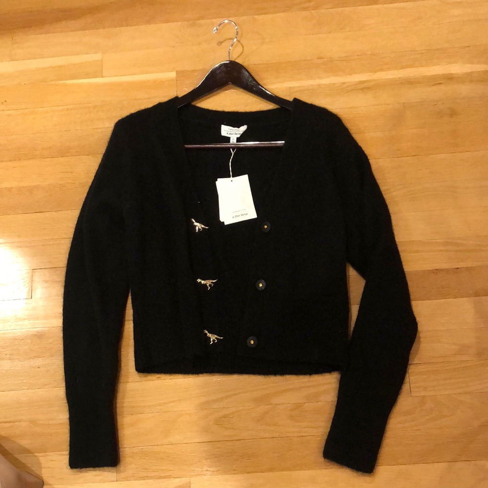 NWT And Other Stories black cardigan sweater